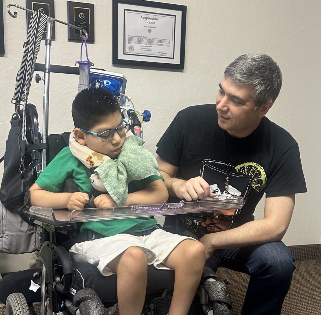 Dr Solos and patient